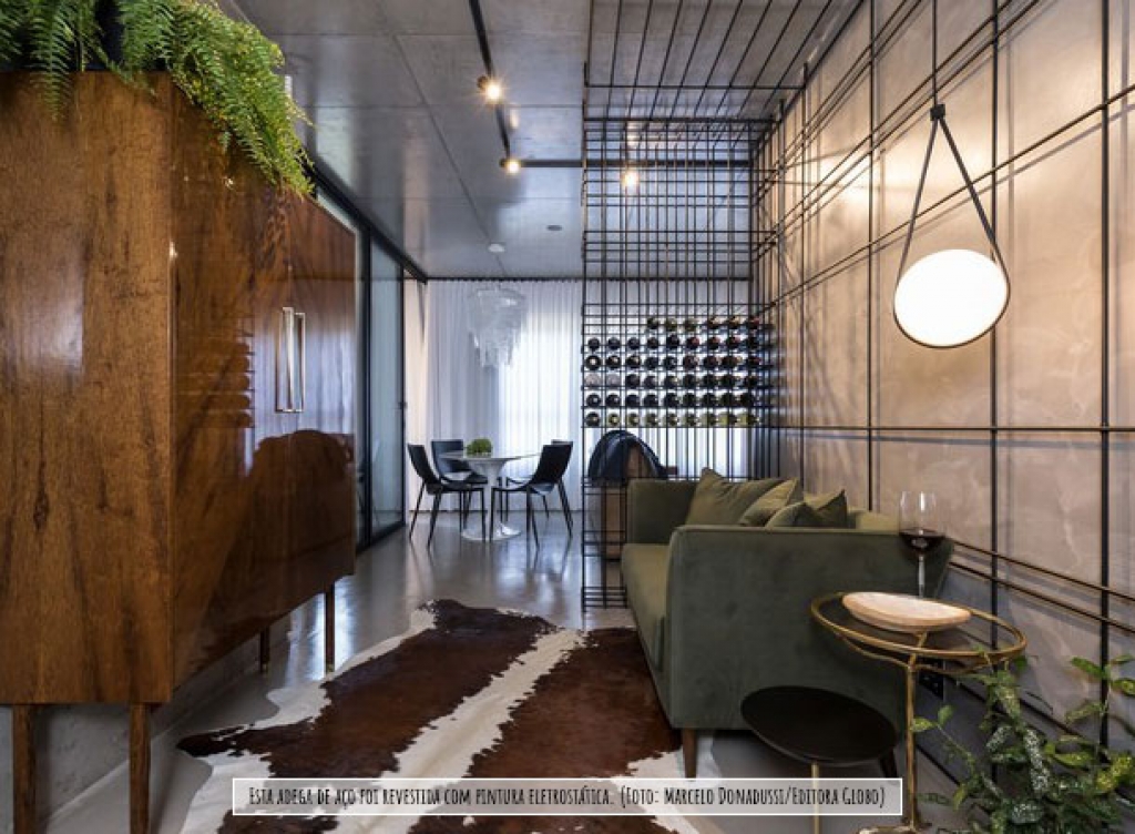 Pintura eletrostática utilizada em acabamentos para decorações