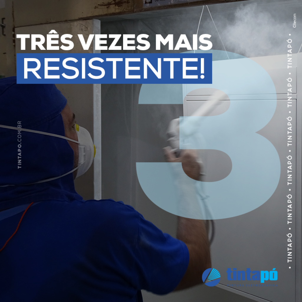 A pintura eletrostática a pó: produto confiável.