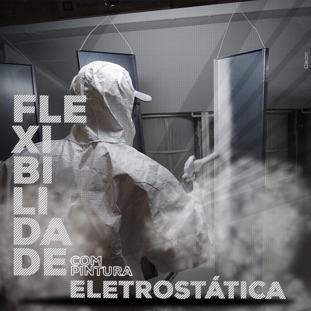 Flexibilidade com Pintura Eletrostática