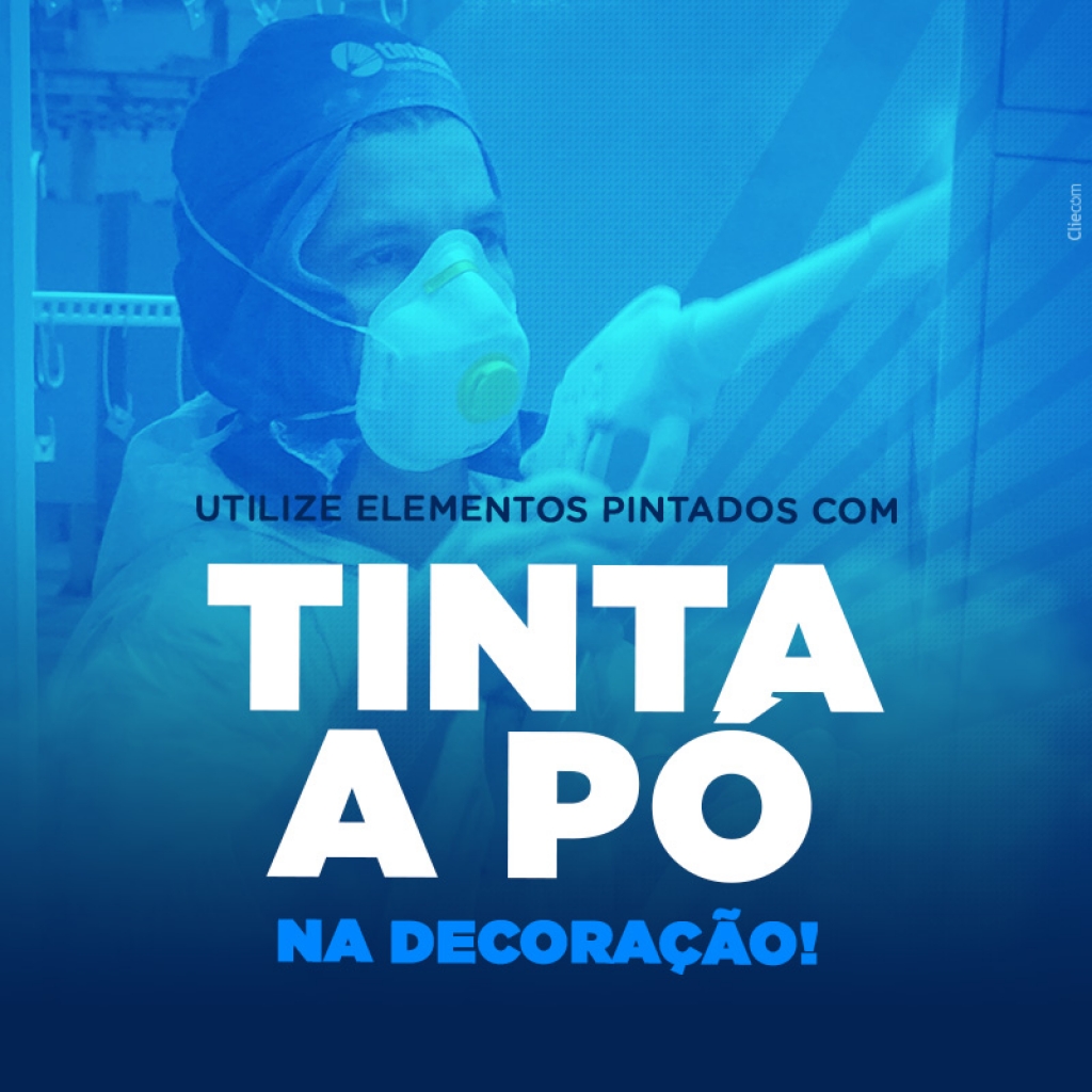 Utilize Elementos Pintados com Tinta em Pó na Decoração!