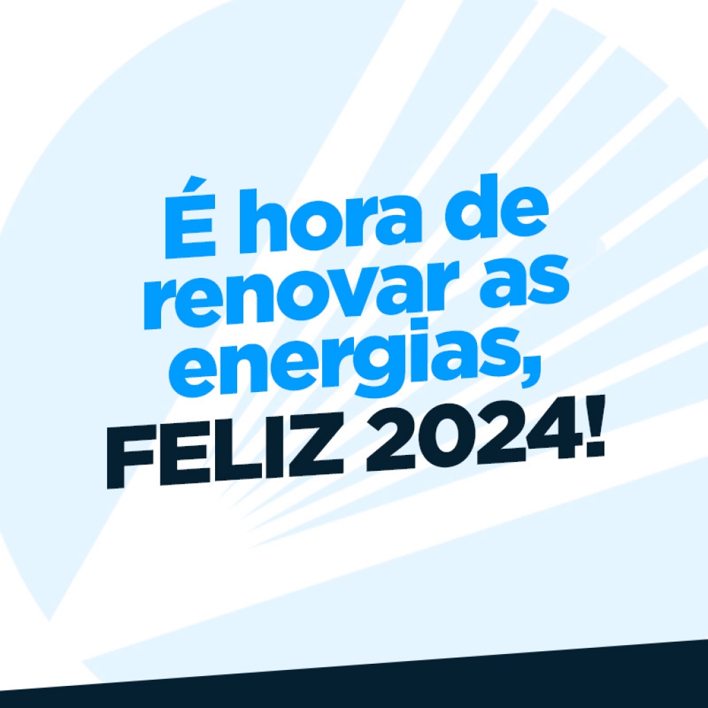 É hora de renovar as energias, feliz 2024!