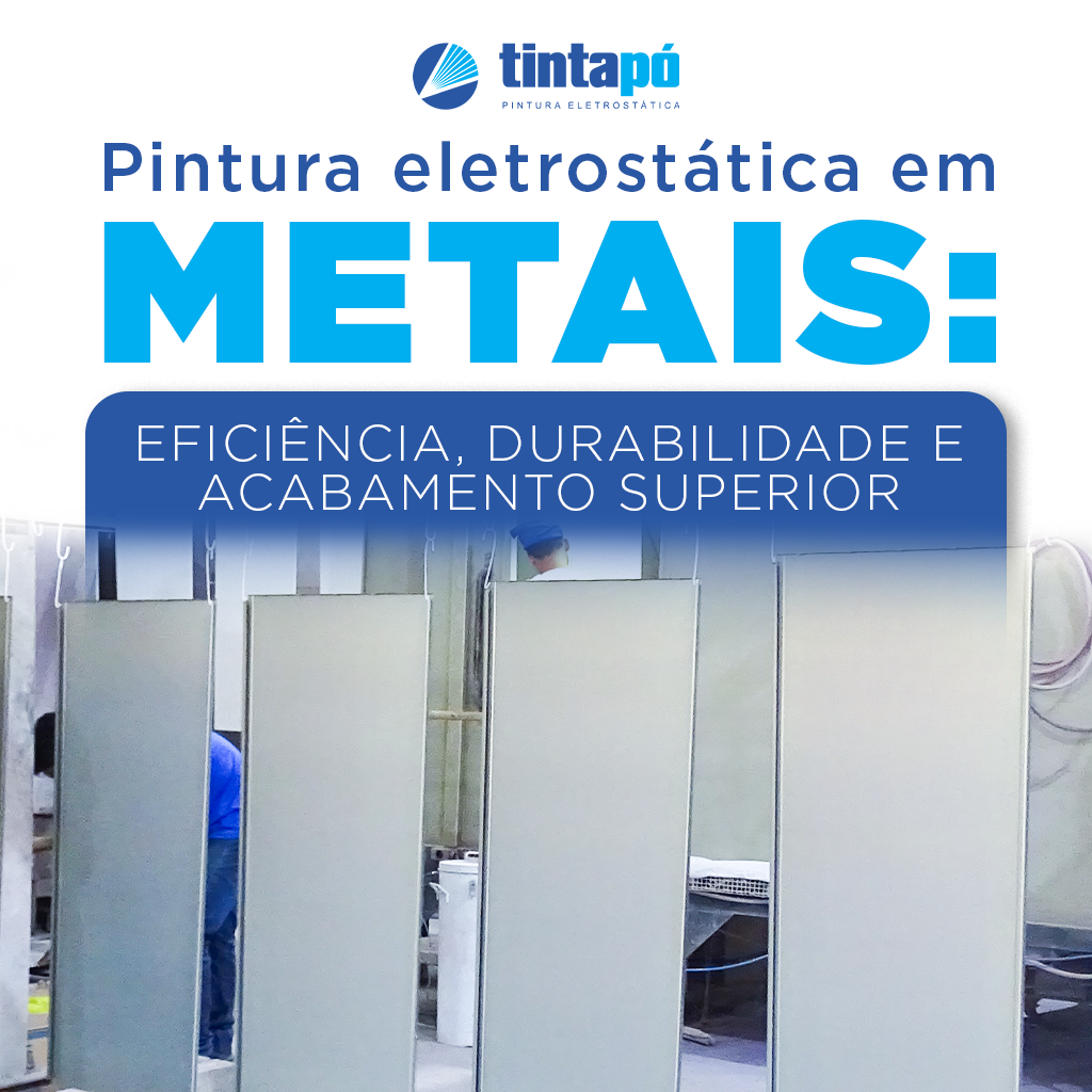 Pintura eletrostática em metais: eficiência, durabilidade e acabamento superior